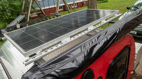 Teardrop Camper Solar Panel System Off Grid Boondocking - KB9VBR Antennas