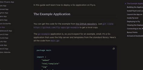 Fly.io doc guide minor display problem on some expressions using Dark ...