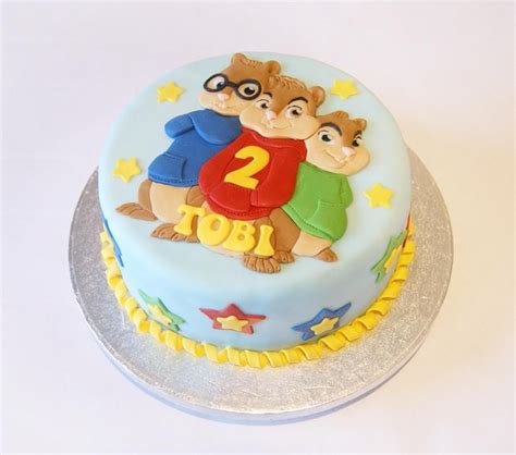 Alvin And Chipmunks Birthday Cake - Kids Birthday Party