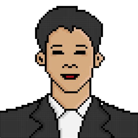 Pixel art style man business character illustration 5365957 Vector Art ...