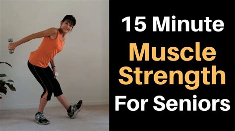 15 Minute Senior Strength Workout - YouTube