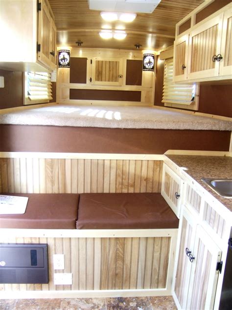 4' Basic Package w/bench seat | Horse trailer living quarters, Trailer ...