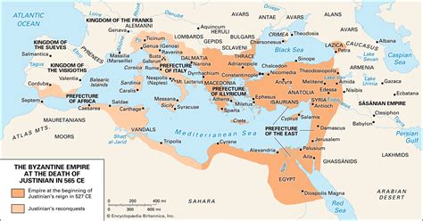 Byzantine Empire - The successors of Justinian: 565–610 | Britannica