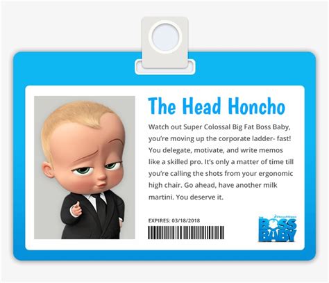 Download And Share - Boss Baby Quotes Movie PNG Image | Transparent PNG ...