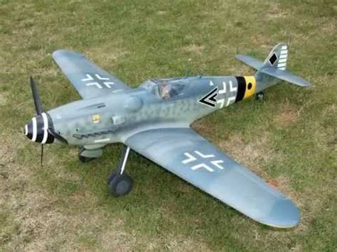 Messerschmitt Bf 109, electric powered RC model of Me 109, 2008 - YouTube