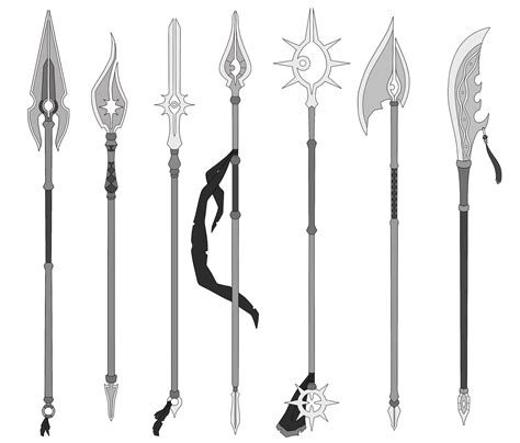 ArtStation - weapon design - spears