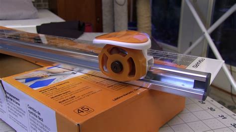 Fiskars Rotary Cutter and Ruler Combo - YouTube