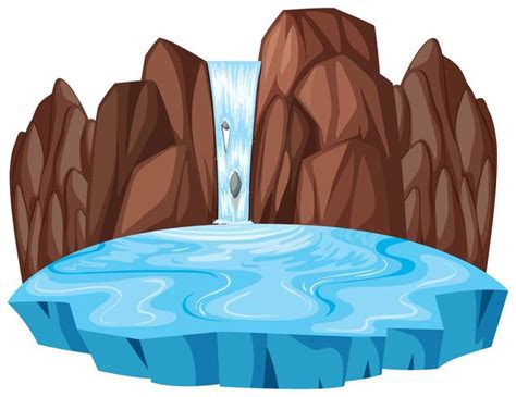 Vectors of Waterfalls | Free Vector Graphics | Everypixel