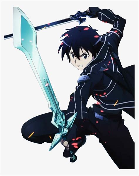 Dual Wielding Kirito Sao Transparent PNG - 769x960 - Free Download on ...