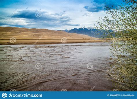 Medano Creek in Great Sand Dunes National Park and Preserve, Colorado ...