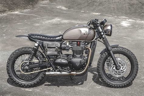 Hell Kustom : Triumph Bonneville T120 By Zeus Custom