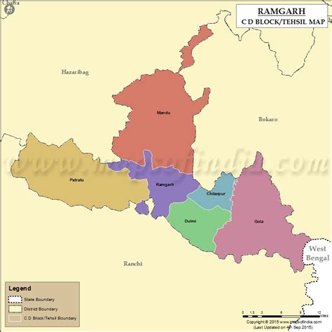 Ramgarh Tehsil Map