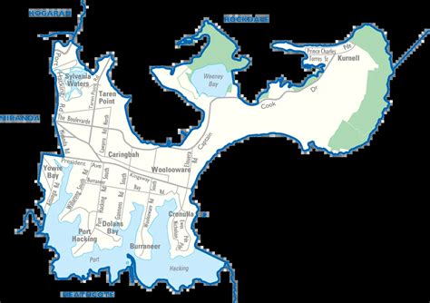 Cronulla City Map - Mapsof.Net