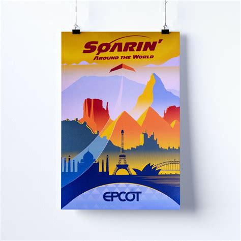 Soarin Around the World Poster, Disneyland Poster sold by DaviSchmidt ...