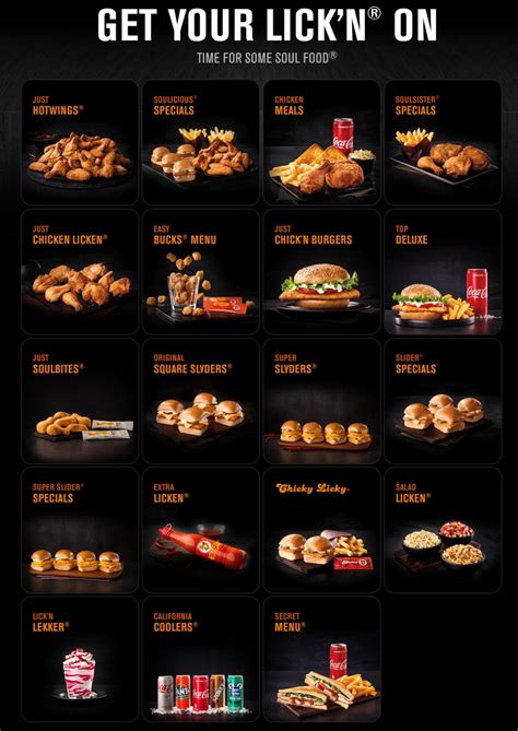 Chicken Licken Menu Prices List