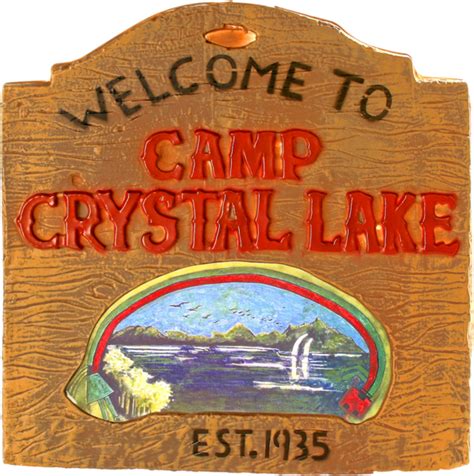 Camp Crystal Lake Sign (PSD) | Official PSDs