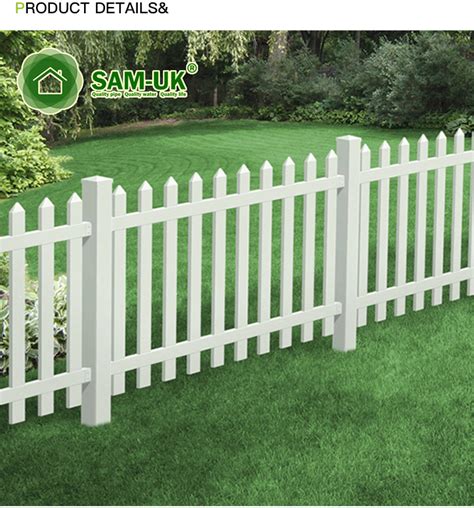 White Pvc Vinyl Picket Fence White Vinyl Privacy Fence Panels Plastic ...