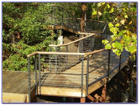 Deck With Cable Railing - Decks : Home Decorating Ideas #pKl34xK24j