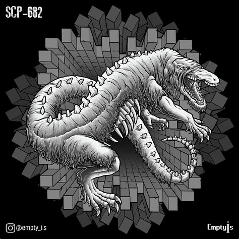 SCP-682 aka Hard to Destroy Reptile : r/ImaginaryMonsters