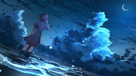 4k Anime Blue Wallpapers - Wallpaper Cave