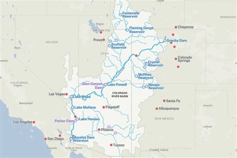 Colorado River Basin - Felt Map Gallery