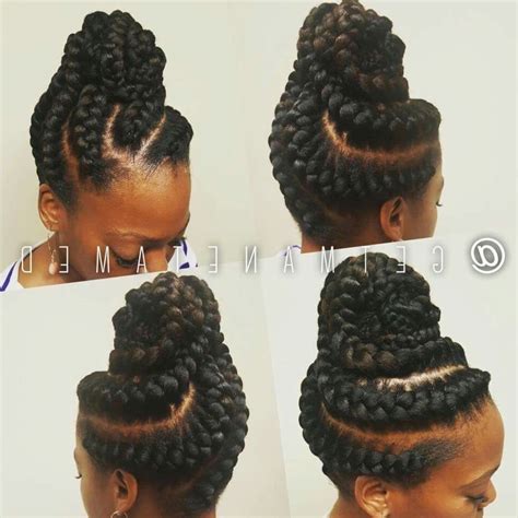 2021 Popular Braided Goddess Updo Hairstyles