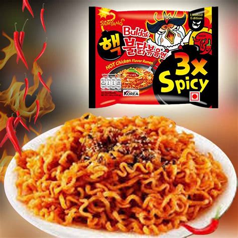 Buy Buldak Samyang Buldak Fire Chicken Noodles 3X Spicy (Pack of 5 ...