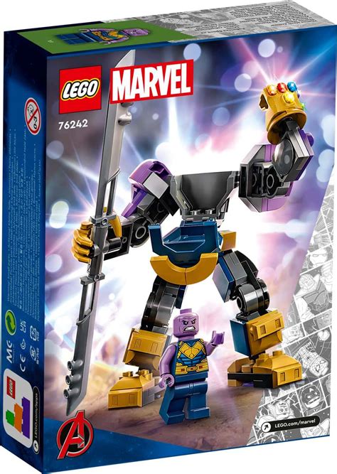 LEGO® Marvel Super Heroes 76242 Thanos Mech Armor - Build and Play ...