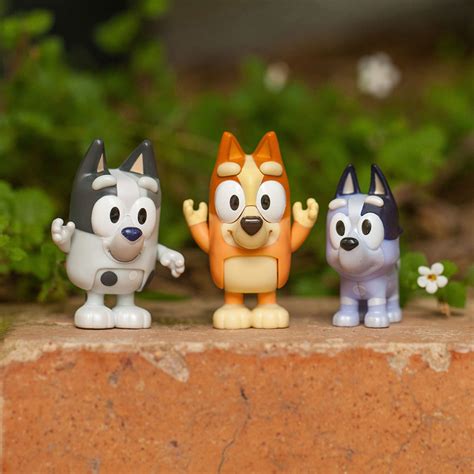 Cousins: Bingo, Muffin & Socks Figurines - Bluey Official Website