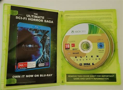 Mint Disc Xbox 360 Alien Isolation Nostromo Edition - Inc Manual ...