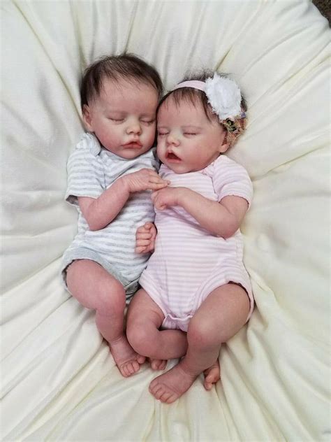 Reborn Baby Boy and Girl Twin A & B by Bonnie Brown Reborn Dolls ...