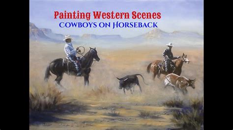 How to Paint Western Scenes - Oil Painting Demonstration - YouTube