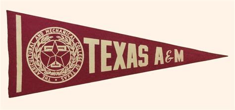 Vintage Texas A&M College/University pennant circa | Etsy Loyola ...