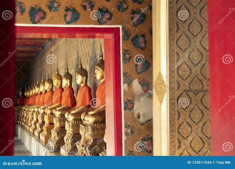 Inside Wat Arun Temple in Bangkok. Stock Photo - Image of buddha ...