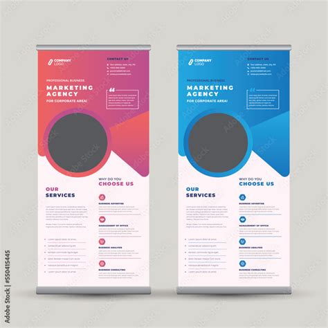 Corporate Business RollUp Banner Design or Stand Up Banner or Vertical ...