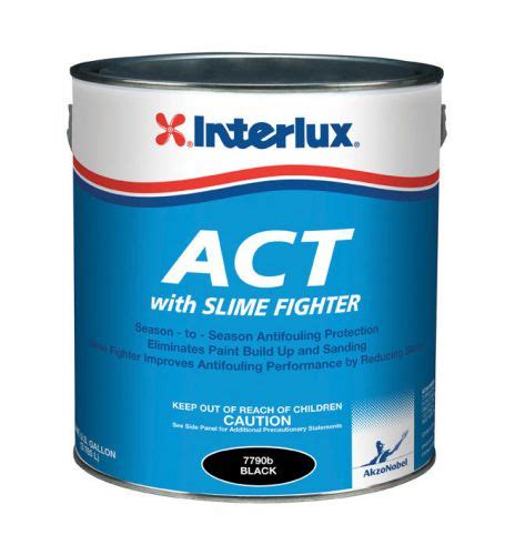 Sell Interlux ACT Fiberglass Bottomkote Boat Paint Blue GALLON in ...