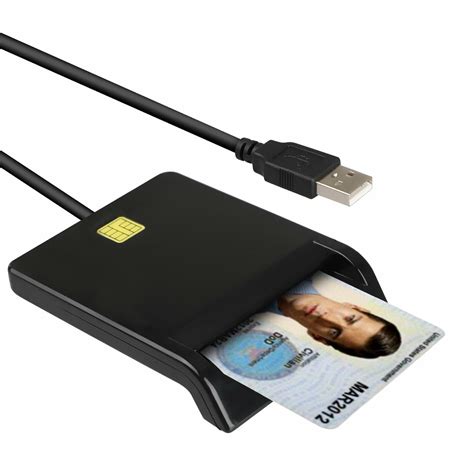 CAC Smart Card Reader DOD Military USB Common Access Card Compatible ...