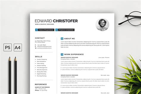 Resume CV Template & Cover Letter - Design Cuts