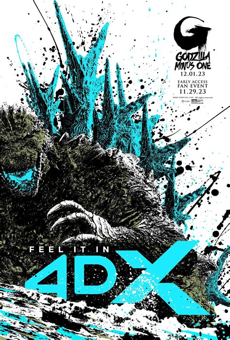 Godzilla Minus One: New Poster Revealed for TOHO's Kaiju Epic