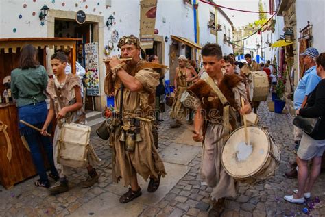 Annual Medieval Festival in Obidos in Portugal Editorial Stock Photo ...