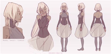 ArtStation - Cereus: Character Sheet, Dora Ingrid Perkovic | Character ...