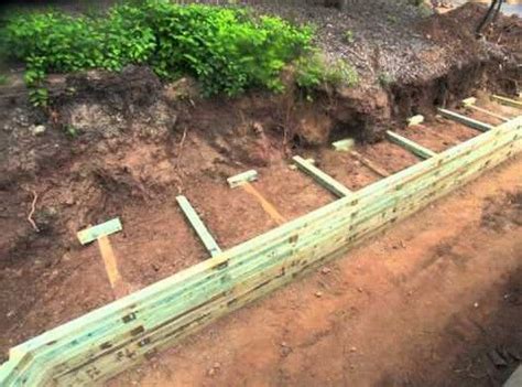 How To Build A Small Retaining Wall With Wood