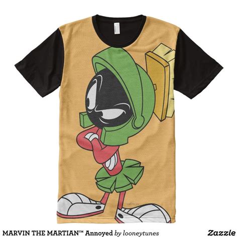 MARVIN THE MARTIAN™ Annoyed All-Over-Print T-Shirt | Zazzle.com ...