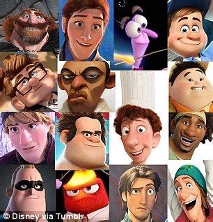 Does every Disney and Pixar female character have the same face ...