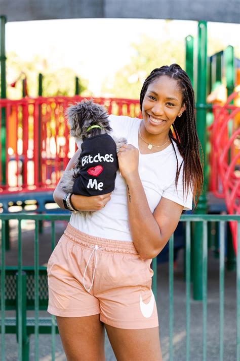 WNBA player A'ja Wilson & her pandemic puppy Ace | Lipstick Alley