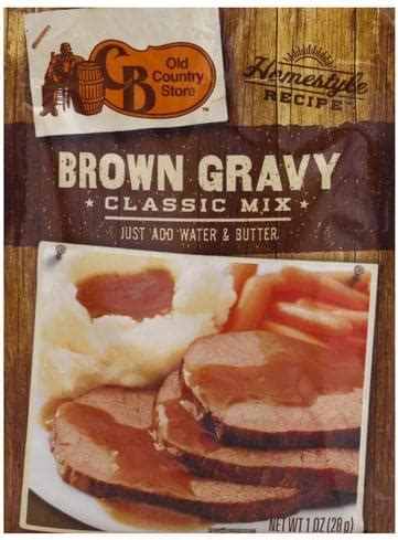 Cracker Barrel Old Country Store Brown, Classic Mix Gravy - 1 oz ...