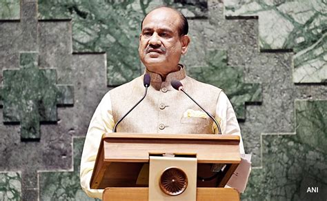 Lok Sabha speaker Om Birla: "Inappropriate": Lok Sabha Speaker On ...