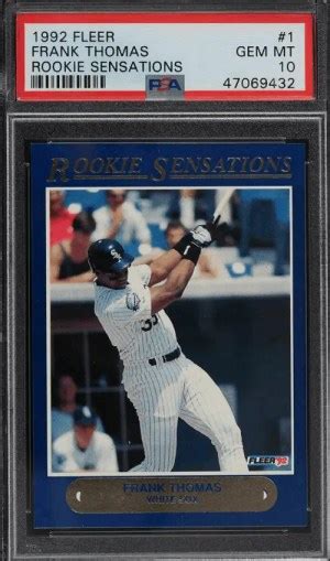 Best 10 Frank Thomas Rookie Card Investments