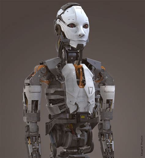 Human-robot design , Eduard Pronin | Human robot, Robot art, Robot design