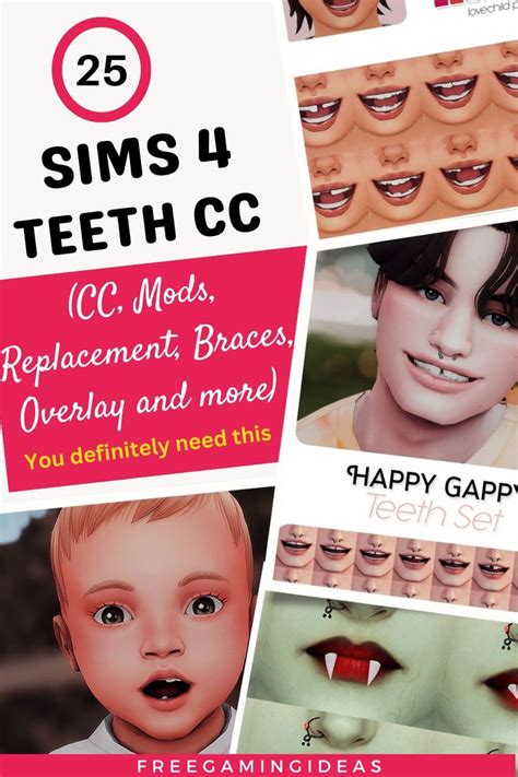 The Best Sims 4 Teeth Presets (Overlay and CC), 2024